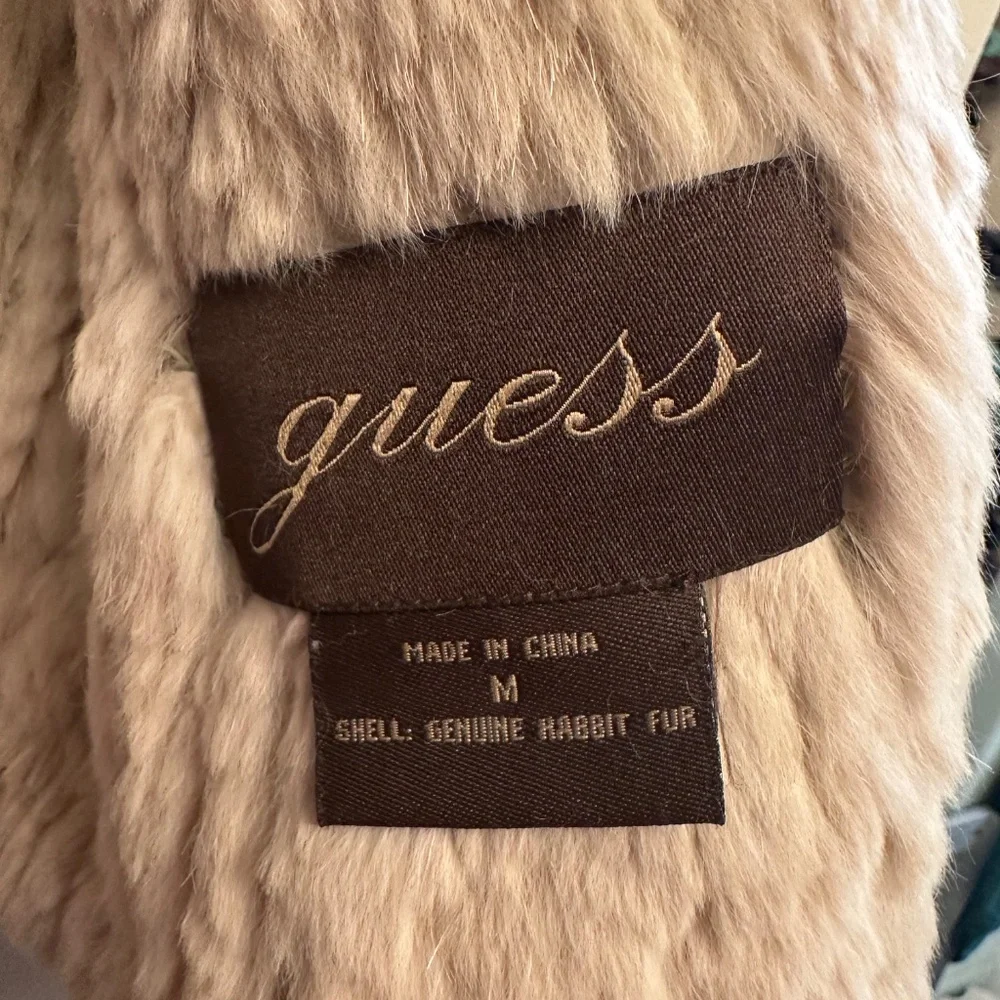 Guess Rabbit Fur Jacket - Picture 3 of 4